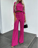 Women’s Two-Piece Suit Set | Tailored Jacket & High-Waist Pants | Elegant & Versatile