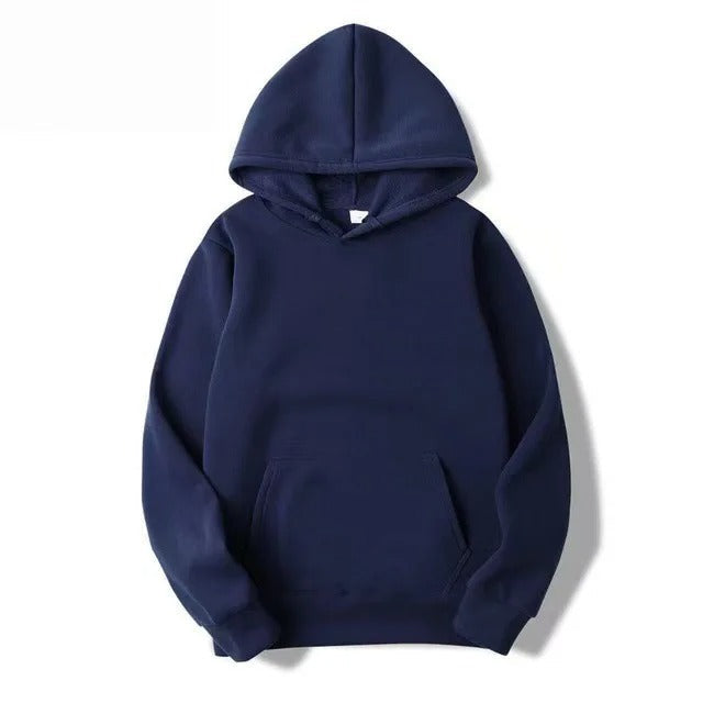 Heidi-Mode | Solid Color Hooded Sweatshirt Made of Cotton for Women