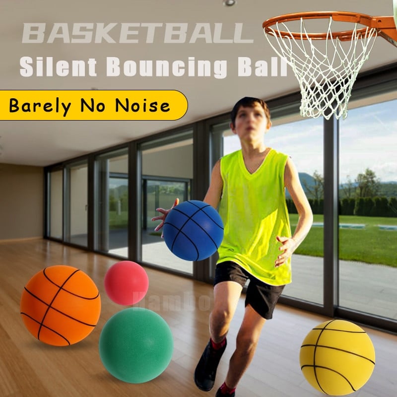 Silent Indoor Basketball | Soft PU Foam | Lightweight No-Noise Dribbling Ball