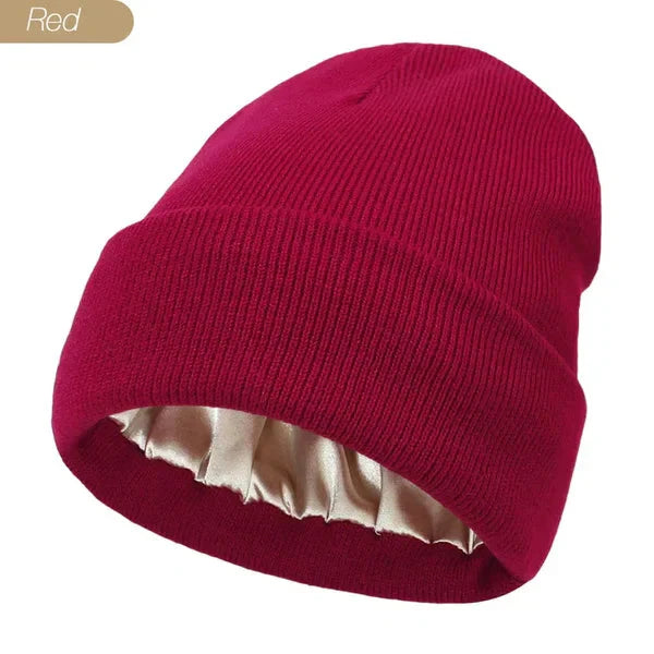 Women’s Beanie Hat | Anti-Static & Anti-Frizz | Smooth Hair Protection | Cozy All-Day Comfort