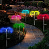 Solar Garden Lights | Jellyfish Design with Color-Changing & Warm White Modes | 75cm
