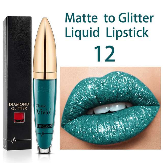 Lip Gloss Set | Long-Lasting Matte & Glitter Finish | 18 Colors | Waterproof