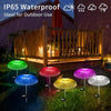Solar Garden Lights | Jellyfish Design with Color-Changing & Warm White Modes | 75cm
