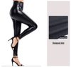 Women’s Faux Leather Leggings | High-Waist Sculpting Fit | Breathable Stretch Fabric