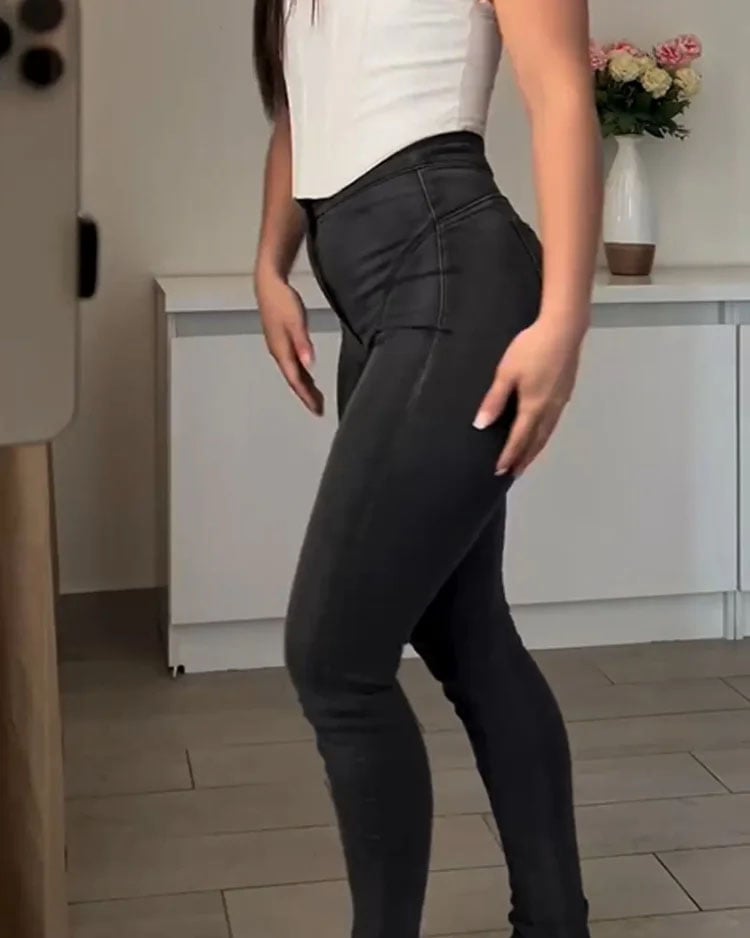 Women’s High-Waisted Stretch Jeans | Kyannah™ Mid-Rise Skinny Fit | Lightweight Denim