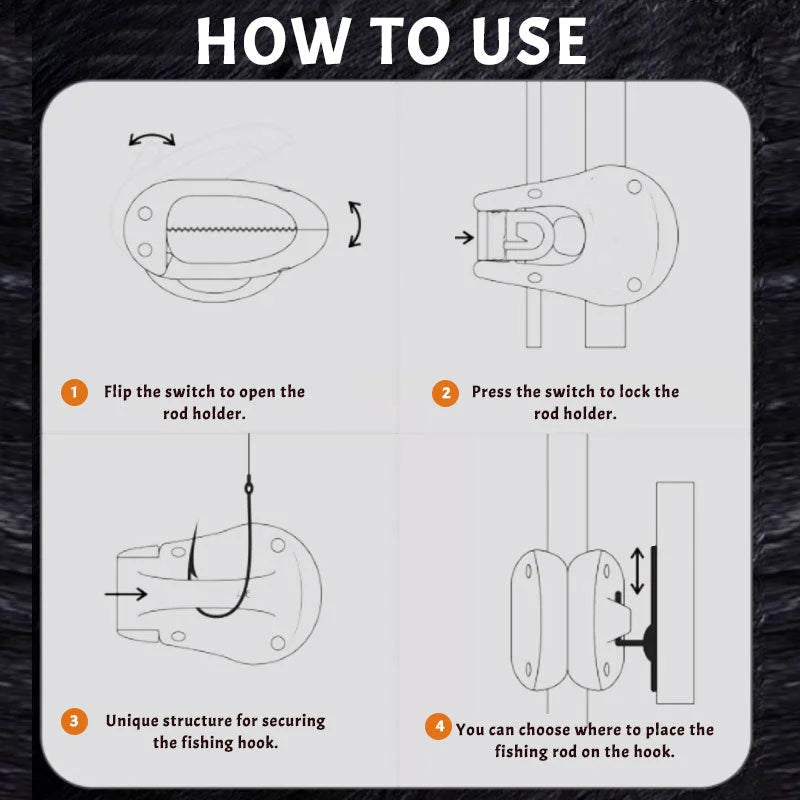 Fishing Rod Holder Strap | Multi-Rod Organizer | Elastic Anti-Slip Storage & Transport