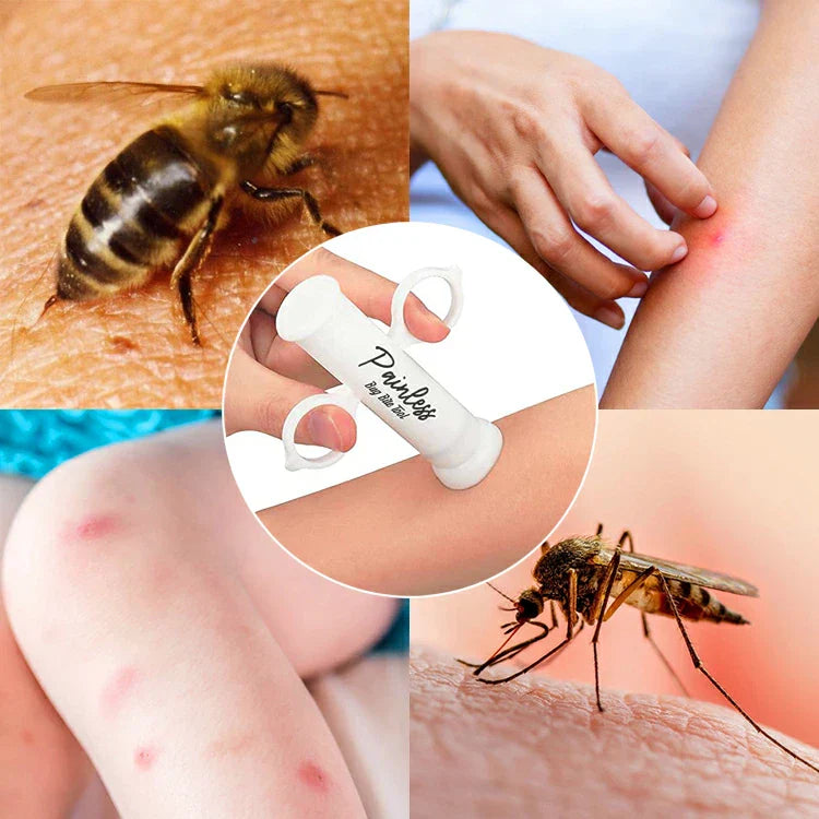 Insect Bite Relief Device | BiteAway™ Instant Itch & Sting Soother | Medical-Grade Silicone | 2+2 Free Set