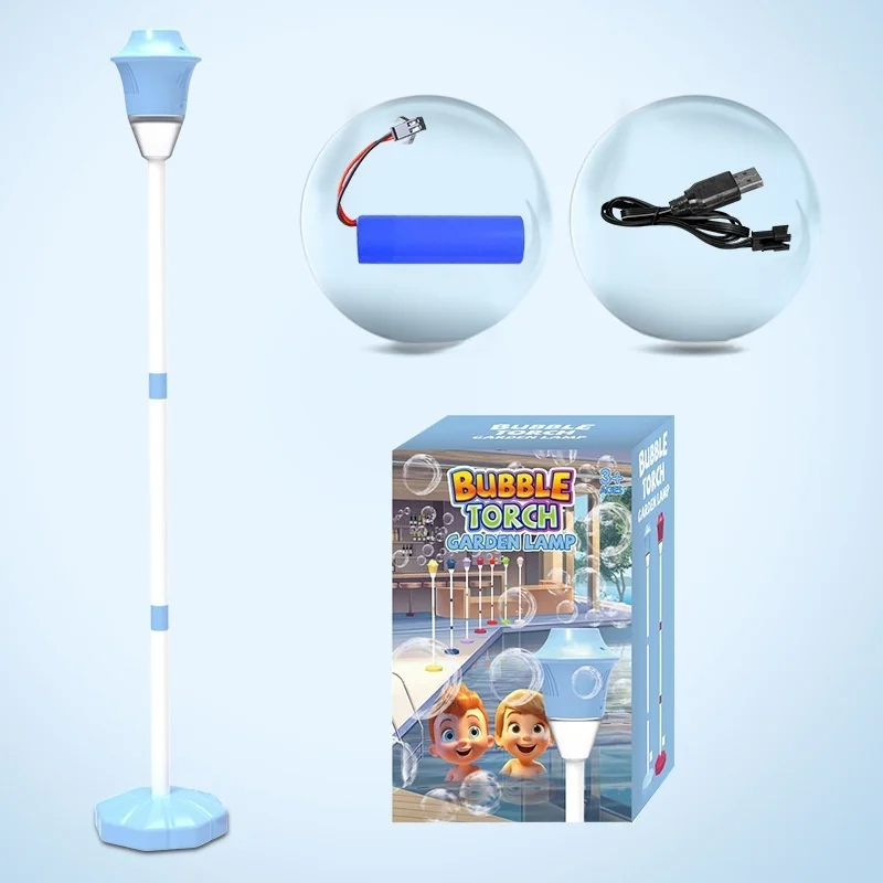Bubble Lamp with LED Lights & Music | Portable Leak-Proof Party Decor | 30×19cm