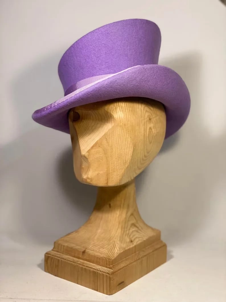 Men’s Asymmetric Top Hat | 100% Wool | Handcrafted Artisan Design