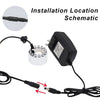 Ultrasonic Fog Maker | LED Mist Fountain | Smart Water Sensor | Stainless Steel | Halloween & Home Décor