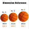 Silent Indoor Basketball | Soft PU Foam | Lightweight No-Noise Dribbling Ball