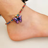 Butterfly Rhinestone Anklet