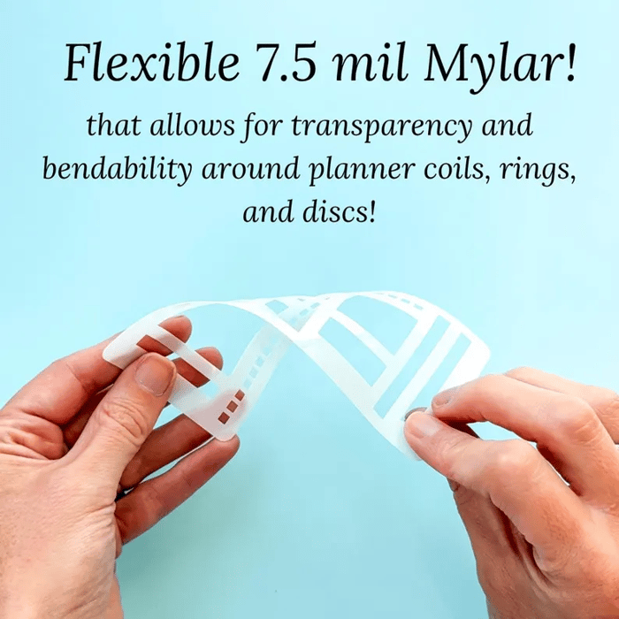 Journal Stencil Set | Reusable Mylar Templates | Bullet Planner & Scrapbook Accessories