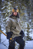 Men’s Wool Outdoor Jacket | Storm-Ready Insulated Anorak with Hood & Kangaroo Pocket