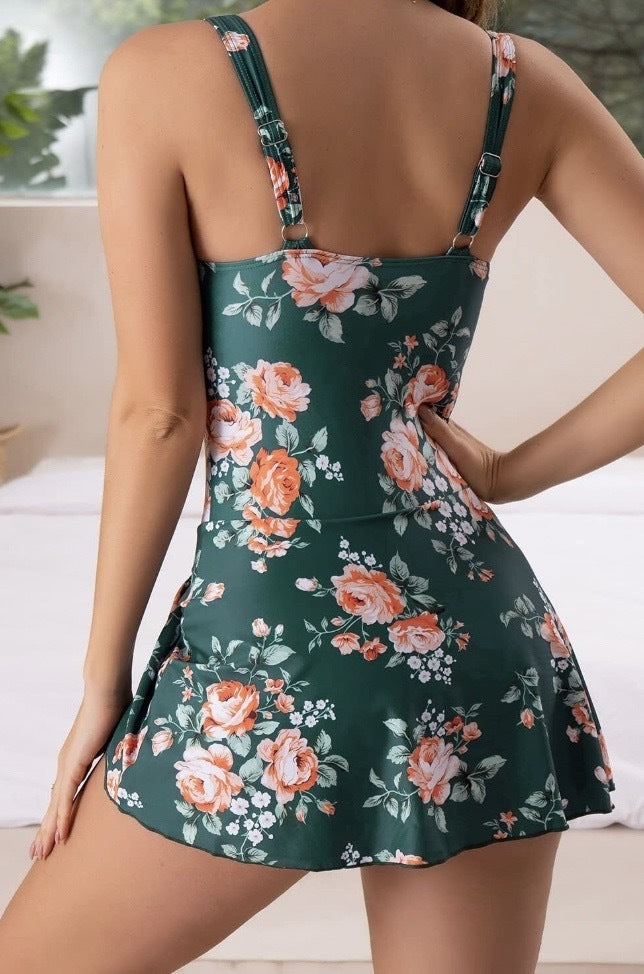 One-Piece Swimsuit with Tummy Control for Avencea and Style