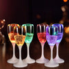 LED Wine Glasses | Light-Up Drinkware with 6 Colors | Liquid-Activated | Reusable Party Cups 4–8oz