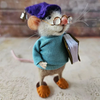 Handmade Felted Mouse Decoration | Eco-Friendly Wool | Holiday Ornament & Gift
