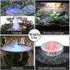 Ultrasonic Fog Maker | LED Mist Fountain | Smart Water Sensor | Stainless Steel | Halloween & Home Décor