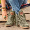 Women’s Ankle Boots | Retro Suede Style | Arch Support & Cushioned Insole