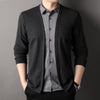TwinLayer – Smart Collar Knit Cardigan