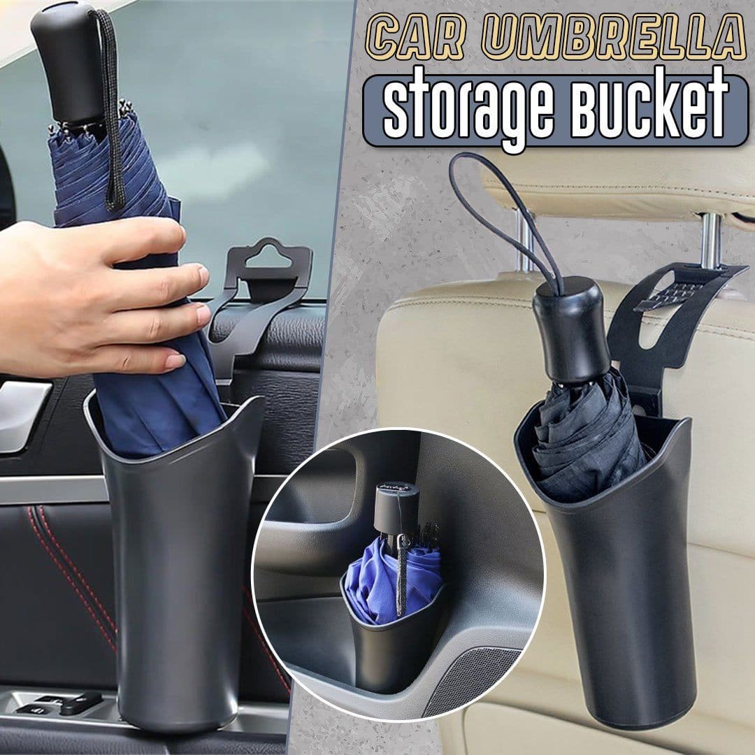 Car Umbrella Storage Bucket