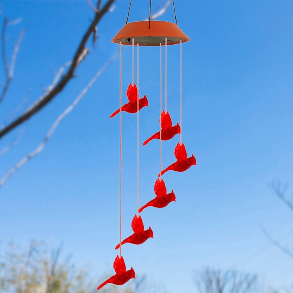 CARDINAL Solar Wind Chime Light