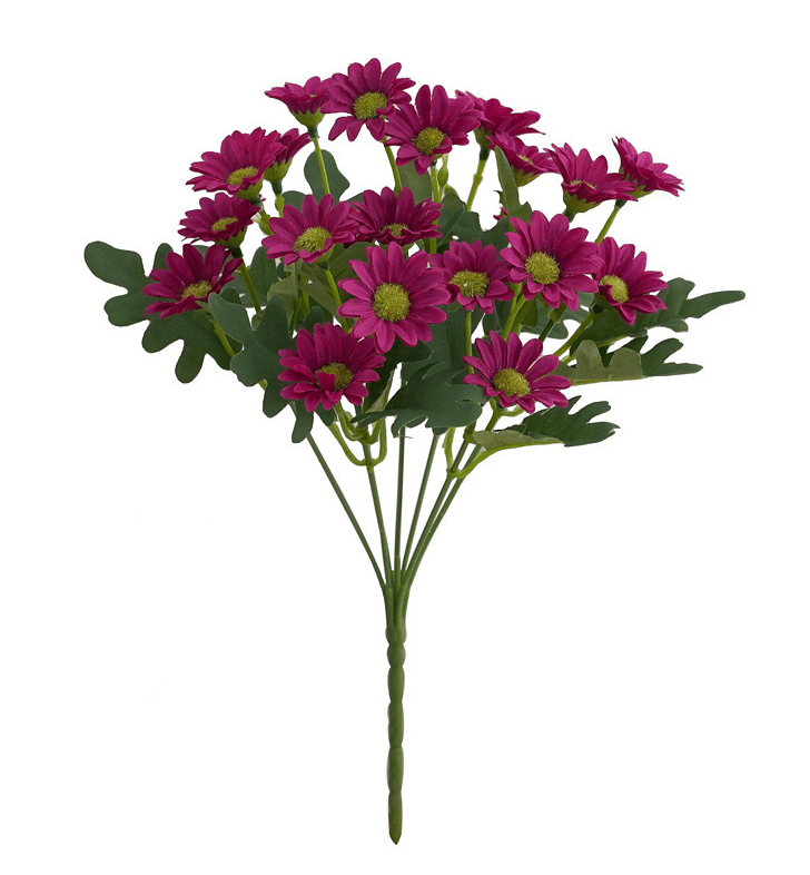 Artificial Mum Flowers | UV-Resistant Silk Blend | Lifelike Fall Decor