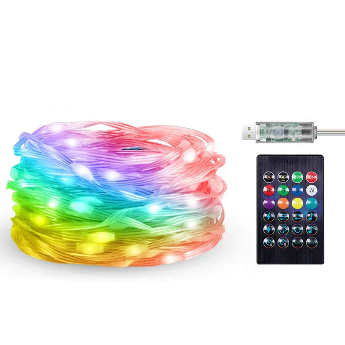 Outdoor LED Strip Lights | Music Sync & Smart App Control | Waterproof RGB Light Kit for Garden & Patio