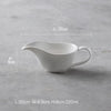 Elegant Ceramic Gravy Boat for Sauces and Dressings - 220ml