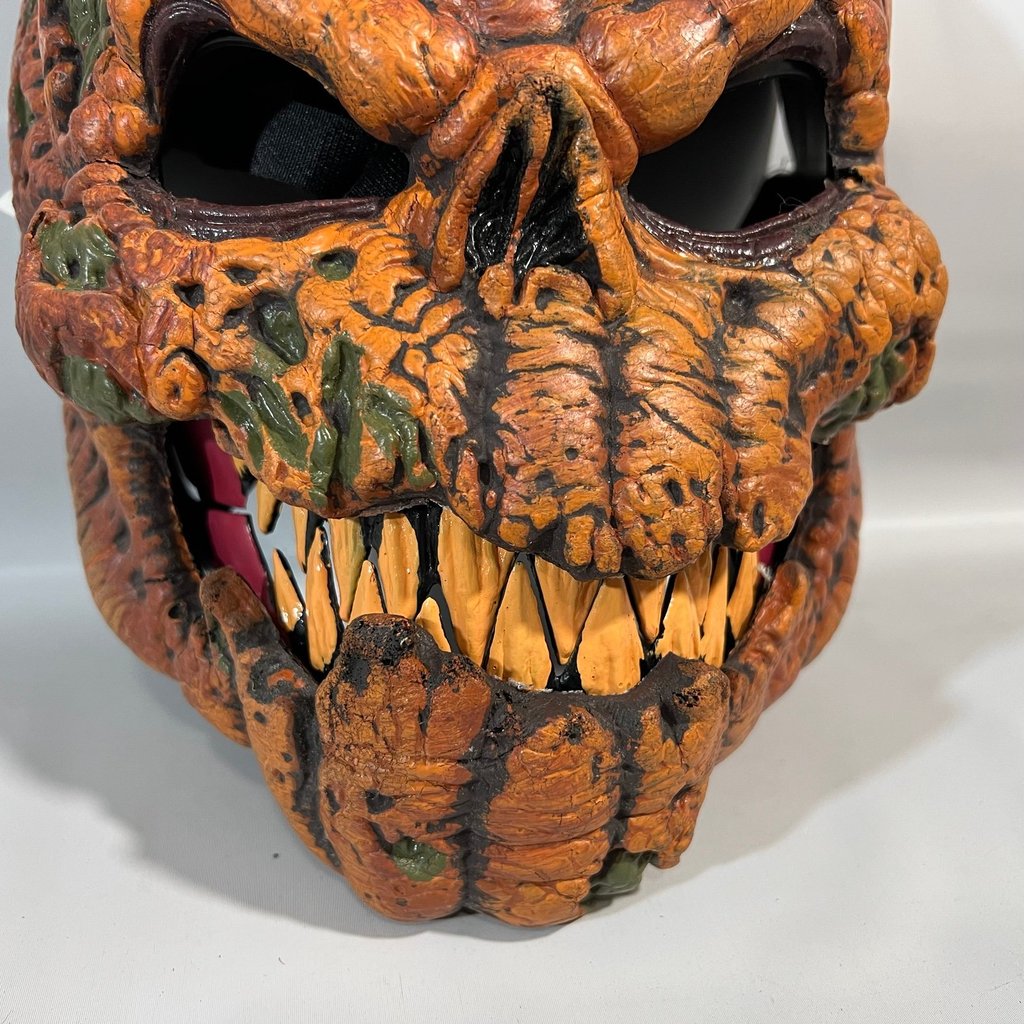 Halloween Pumpkin Mask | Ani-Motion Moving Mouth | Overhead Costume Prop