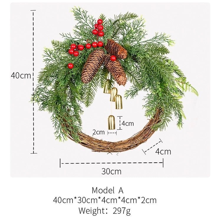 Christmas Boho Wreath