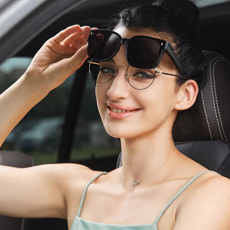 Fit-Over Sunglasses for Glasses | Polarized Lenses | Lightweight TR90 Frames | UV Protection