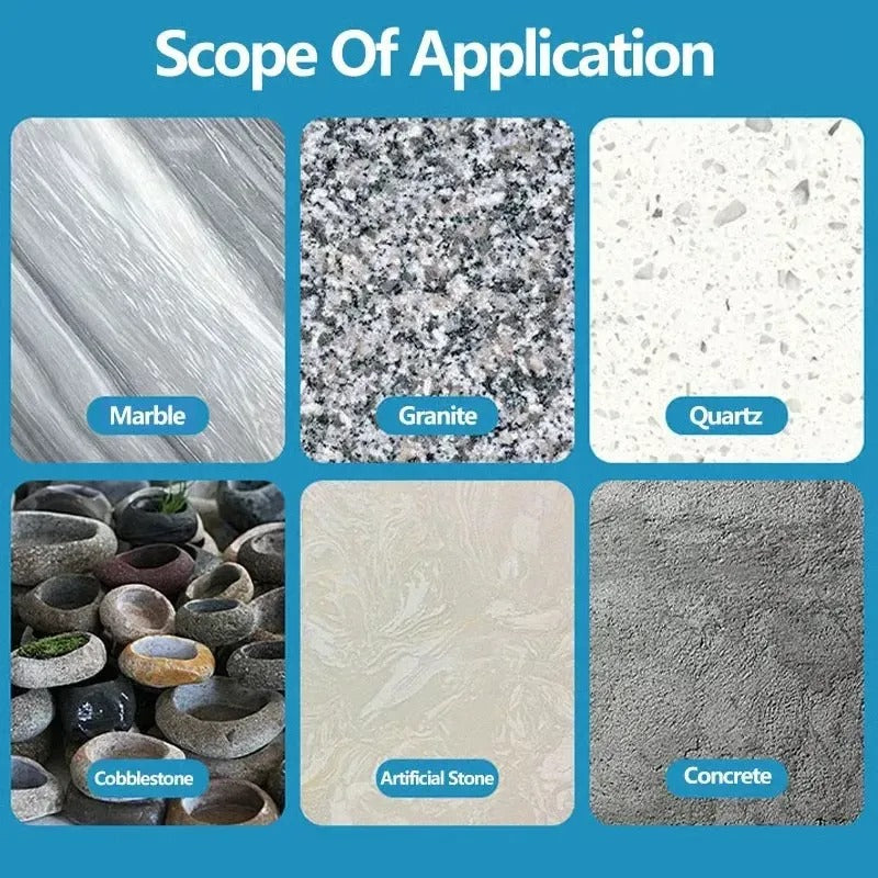 Diamond Grinding Disc Set | Marble, Quartz & Granite | Brazed Curve Shaping | 100mm