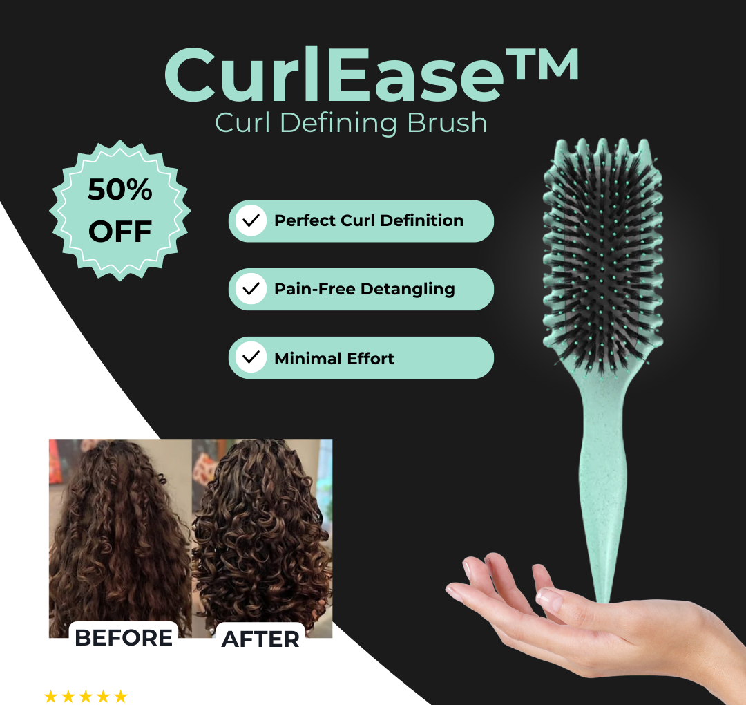 50% OFF TODAY🔥 I CurlEase™ Curl Defining Brush