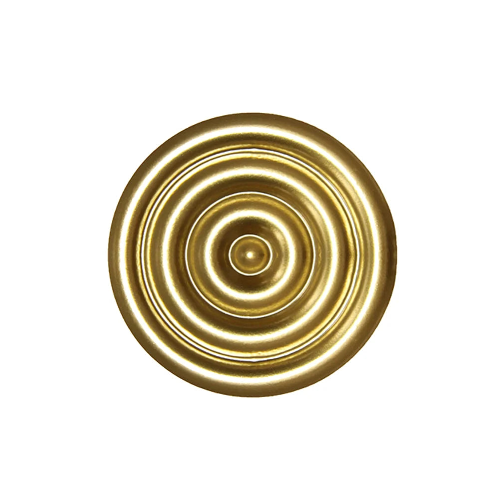 Elegant Round Gold Metal Wall Hanging Decoration