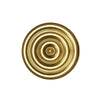 Elegant Round Gold Metal Wall Hanging Decoration