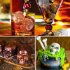 Halloween Skull Ice Mold | 3D Silicone Tray | Food-Grade, Heat-Resistant & Dishwasher Safe