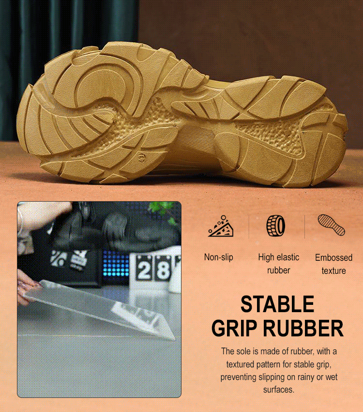 Men’s Waterproof Martin Boots | Wear-Resistant | Anti-Slip Sole | All-Day Comfort