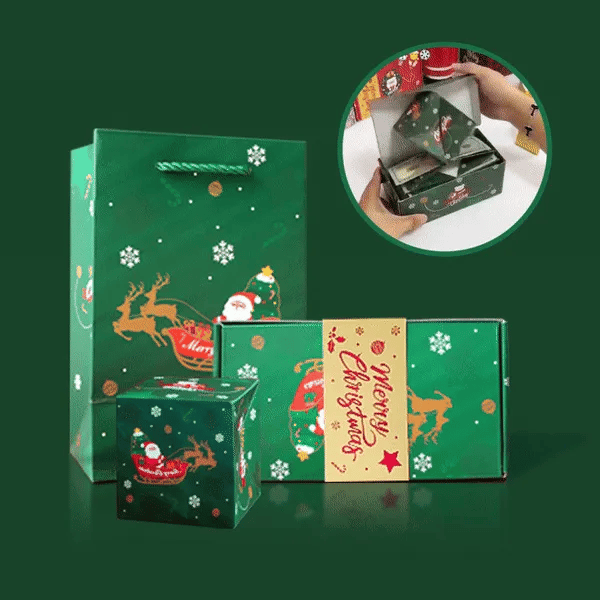 Pop-Up Surprise Gift Box | Spring-Loaded Cubes | Hidden Compartment | Reusable Party Gift Box | For All Occasions