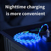 Magnetic Charging Cable | 540° Rotating Connector | Fast Charge with LED Glow