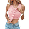 Women’s Seamless Support Tank Top | Built-In Bra | Ribbed Stretch Knit