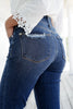 Women’s Bootcut Jeans | High-Rise Stretch Denim | Flattering Slim Fit | Frayed Hem