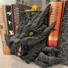 Decorative Bookends | BookNook™ Resin Sculpture | Non-Slip & Durable | Shelf Organizer