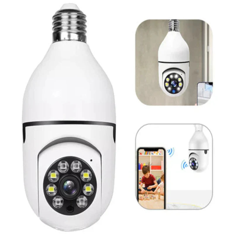 WiFi Security Camera | 1080P HD | 355° Pan & Tilt | Night Vision | 128GB Expandable