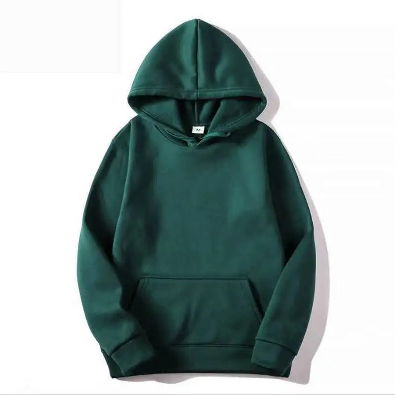Heidi-Mode | Solid Color Hooded Sweatshirt Made of Cotton for Women