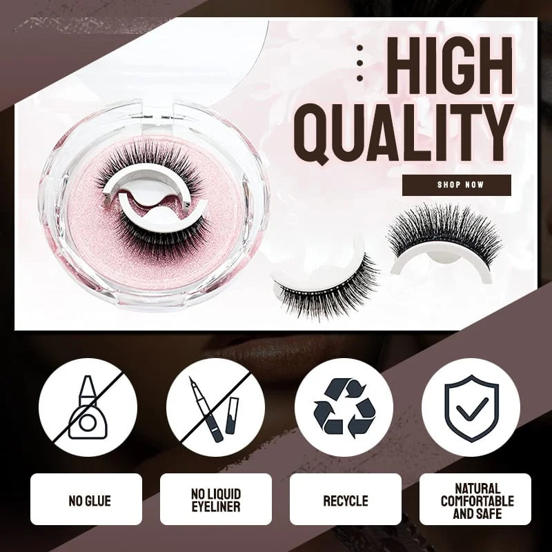 LashLock™ Reusable Adhesive Eyelashes (1+1 Free)