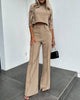 Women’s Two-Piece Suit Set | Tailored Jacket & High-Waist Pants | Elegant & Versatile