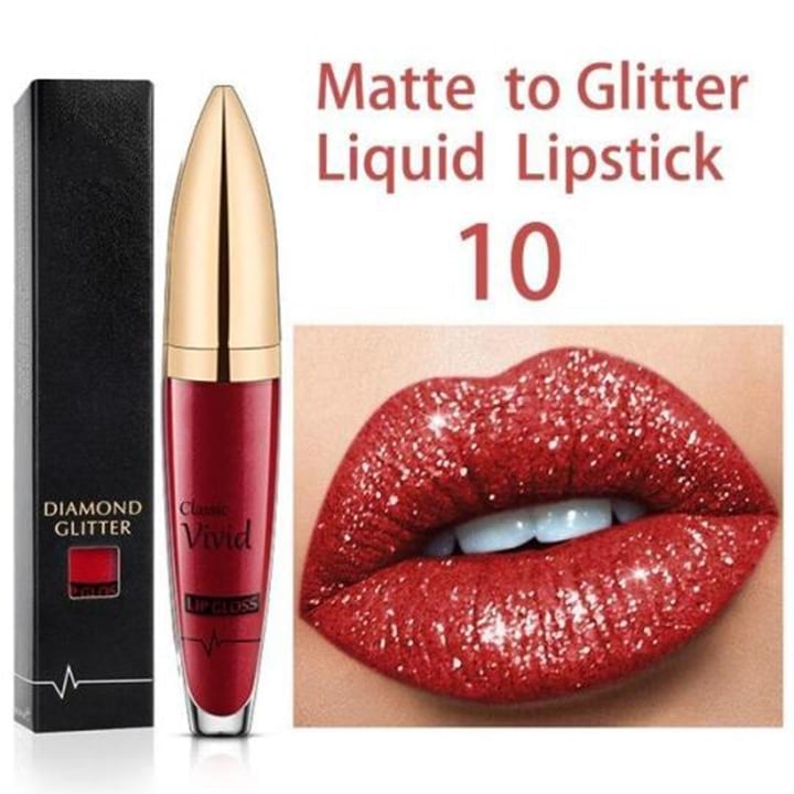 Lip Gloss Set | Long-Lasting Matte & Glitter Finish | 18 Colors | Waterproof