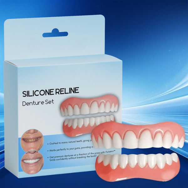 1+1 FREE | Silicone Reline Denture Set™ Ensures Long-lasting Use