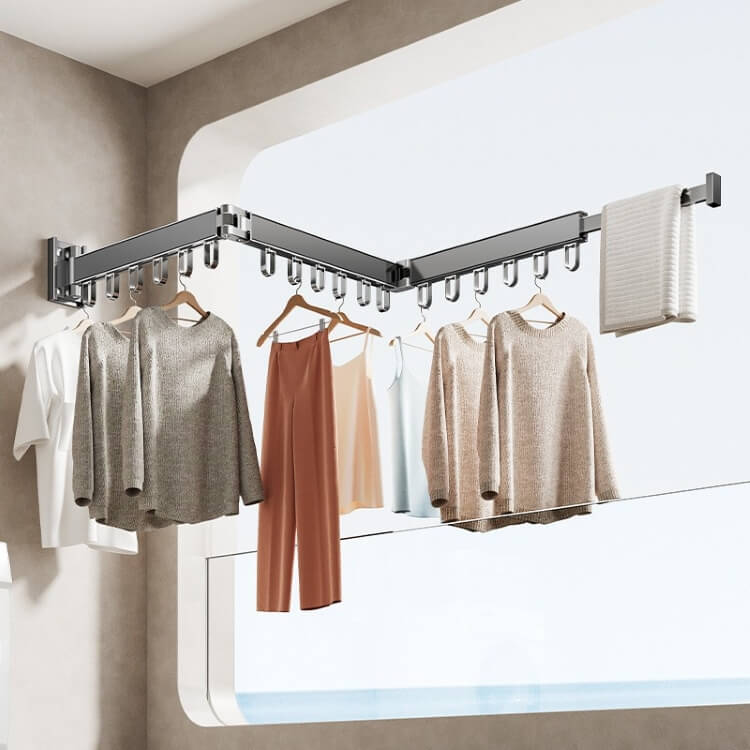 Clothes Drying Rack | Foldable Space-Saving Design | Indoor & Outdoor Use